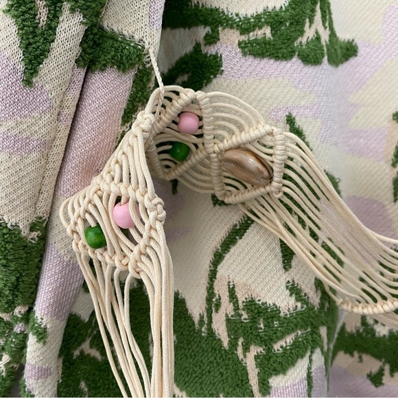 Maje Palm Tree print sweater jacket - Picture 5 of 16